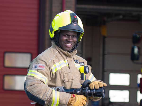 Firefighting helmet