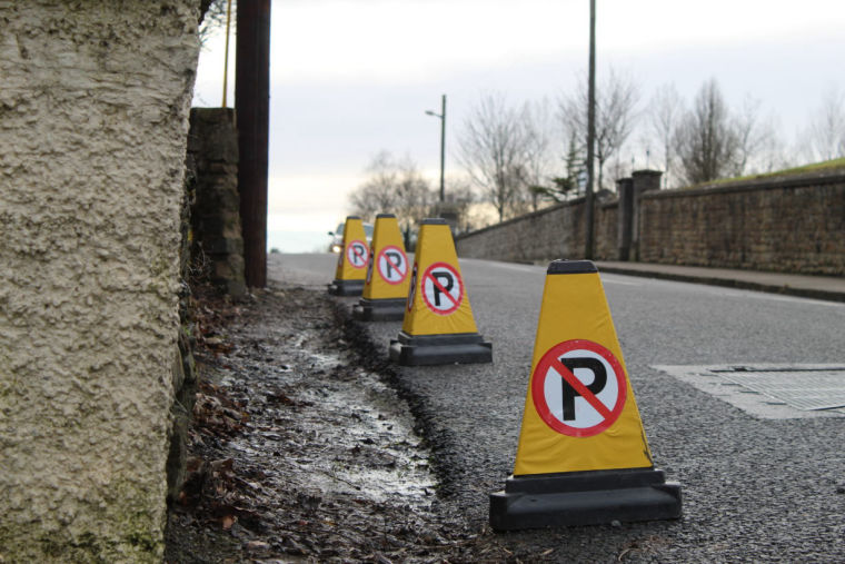 No Parking Cones